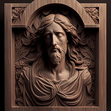 3D model st jesus christ (STL)